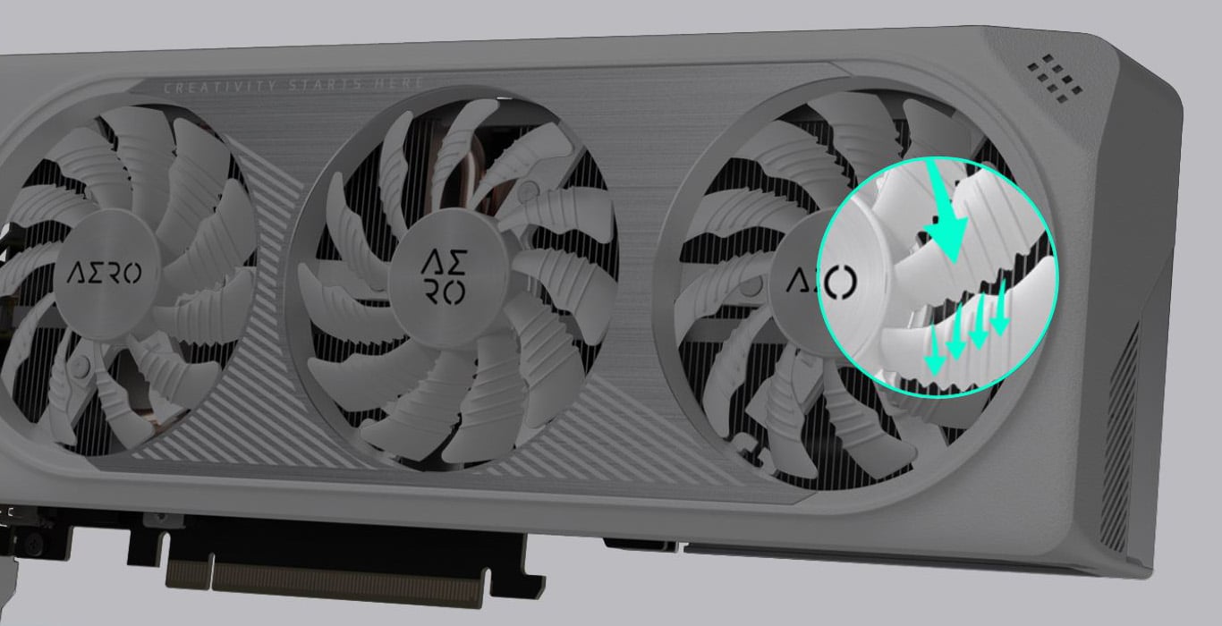 GIGABYTE GeForce RTX 4060 Ti AERO OC Graphics Card